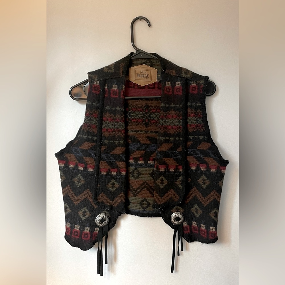 Vintage Woolrich Southwestern Vest